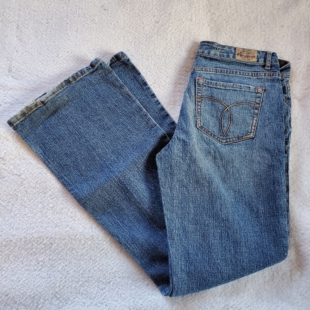Paris Blues Women's Boot Cut Jeans - Medium Blue